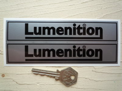 Lumenition Ignition Oblong Stickers. 6" Pair.
