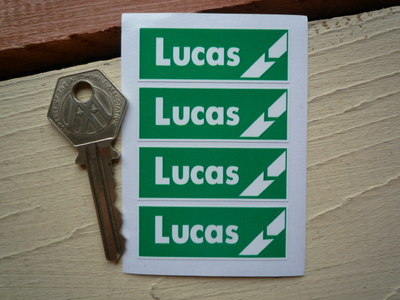 Lucas Green Break Stickers. Set of 4. 2".