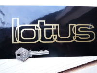Lotus Outline Style Cut Vinyl Sticker. 6.5