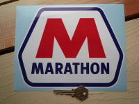 Marathon M Sticker. 8".