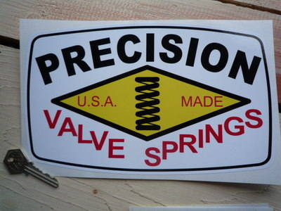 Precision Valve Springs Sticker. 9.75".