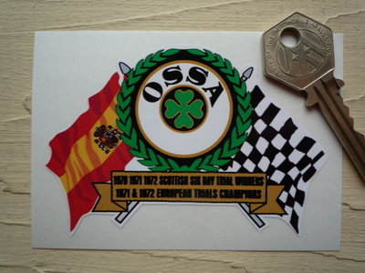 OSSA Skull Sticker 