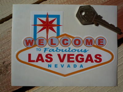 Las Vegas Nevada 'Welcome To Fabulous' Sticker. 5".