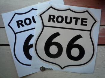 Route 66 Shield Sticker. 12".