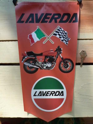 Laverda Motorbike Banner Pennant