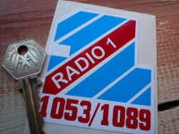 Radio 1 One 1053/1089 Sticker. 3