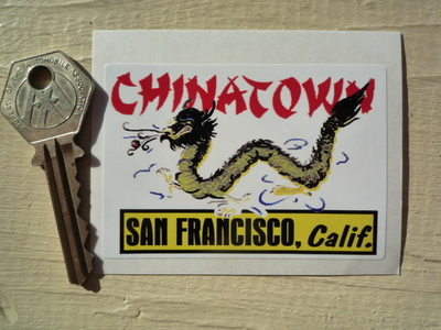 San Francisco Chinatown Sticker. 3".
