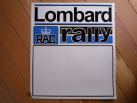 Lombard RAC Rally Blue & Black Door Panel Stickers. 20