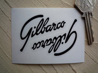 Gilbarco Script Text Stickers 2.25" Pair