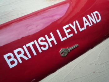 British Leyland Cut Text Stickers. 12" Pair.