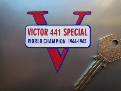 BSA Victor 441 Special World Champion Sticker. 2.5