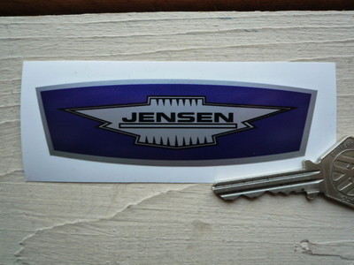 Jensen Badge Style Sticker. 2.75" or 4".