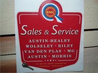 BMC Sales & Service Sticker. 13".