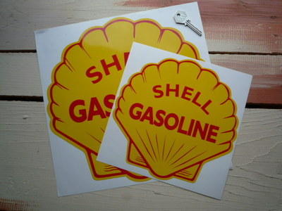 Shell Gasoline Sticker. 8.5