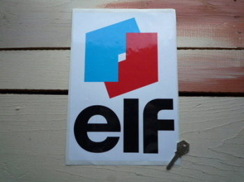 Elf Classic Style Sticker. 8" x 12".