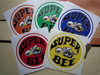 Dodge Plymouth Super Bee Sticker. 6".