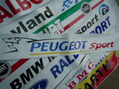 Peugeot Sport Sunstrip Screentop Visor Decal. 52