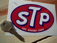 STP The Racers Edge Oval Sticker. 5