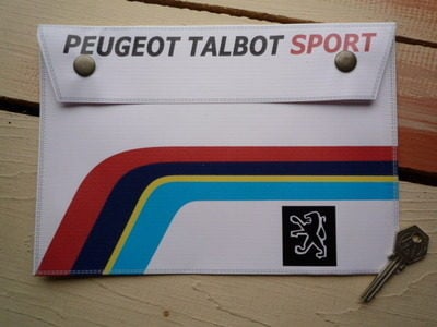 Peugeot Talbot Sport Document Holder/ Tool Bag. 10" or A4.