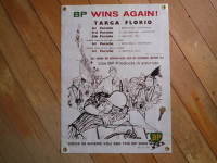 BP Wins Again! Targa Florio. Art Banner. 18