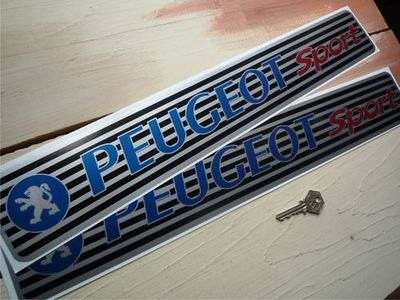 Peugeot Sport Kickplate Sill Protector Stickers. 20" Pair.