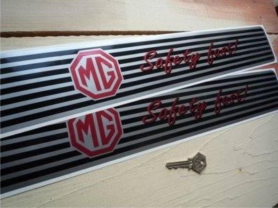 MG Safety Fast Kickplate Sill Protector Stickers. 20" Pair.