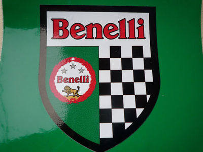 Benelli Shield Sticker. 3".