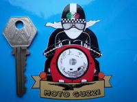 Moto Guzzi Pudding Basin Helmet Cafe Racer Sticker. 3".