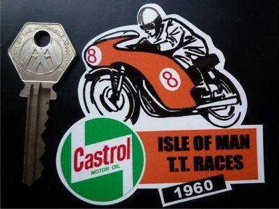 Isle Of Man TT Races 1960 Sticker. 3".