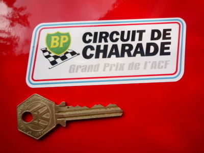 Circuit de Charade BP Grand Prix de l'ACF Sticker. 4".