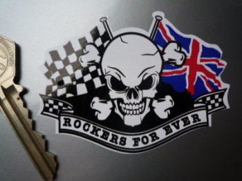 Rockers For Ever Sticker. 3".