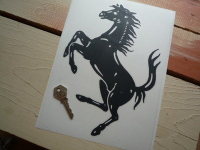 Ferrari Cut Vinyl Prancing Horse Sticker - 10"