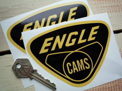 Engle Cams Stickers. 4.75" Pair.