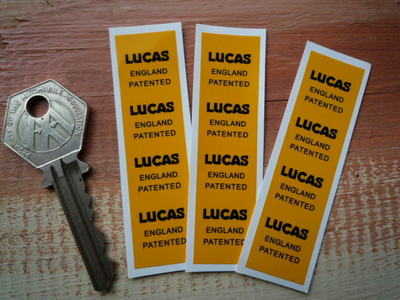 Lucas Wiring Loom Wrap Special Offer Stickers. Set of 3. 2.75".