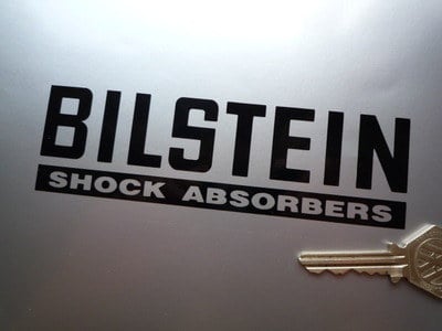 Bilstein Everted Cut Vinyl Stickers. 5.5", 7", or 12" Pair.