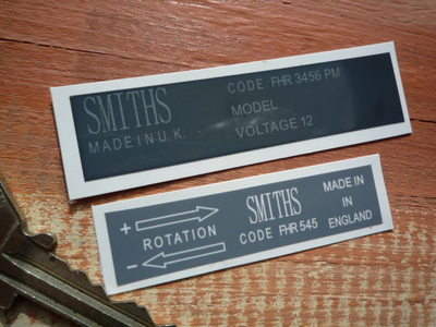 Smiths Heater Special Offer Stickers. Set of 2.