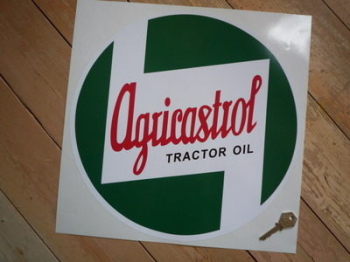 Agricastrol Tractor Oil Circular Sticker. 14".