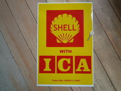 Shell With ICA Large Sticker. 13