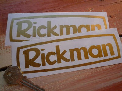 Rickman Cut Vinyl Stickers. 5", 6" or 8" Pair.