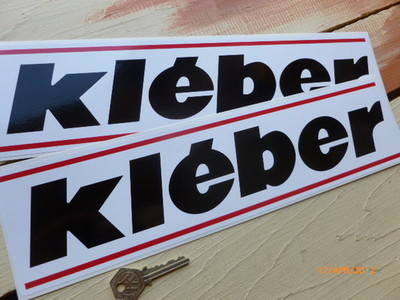 Kleber Oblong Stickers. 15" Pair.