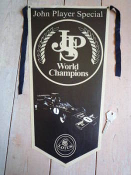 JPS John Player Special & Lotus Banner Pennant.