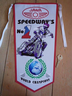Jawa Speedway's No.1 Banner Pennant.
