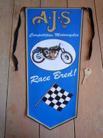 AJS Race Bred! Banner Pennant.