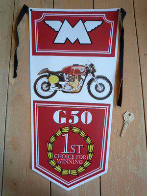 Matchless G50 Banner Pennant.