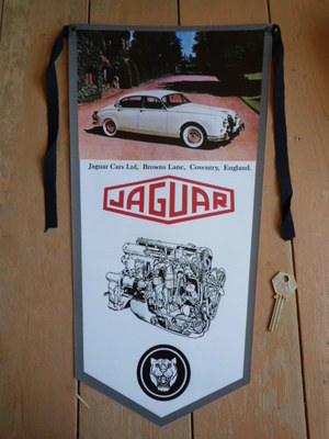 Jaguar Mk2 MkII Banner Pennant.