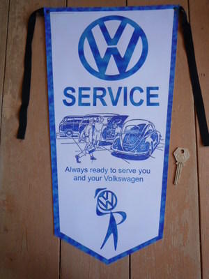 VW Volkswagen Service Banner Pennant