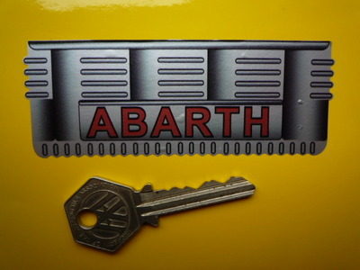 Abarth Sump Style Fiat 500 Sticker. 4" or 8".