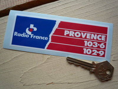 Provence Radio France Sticker. 5".