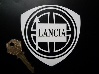 Lancia Shield Cut Vinyl Sticker. 4", 6", or 8".