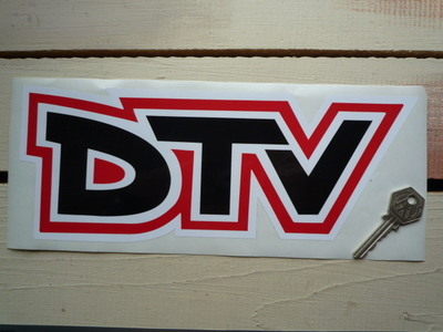 Vauxhall Dealer Team DTV Text Sticker. 11".